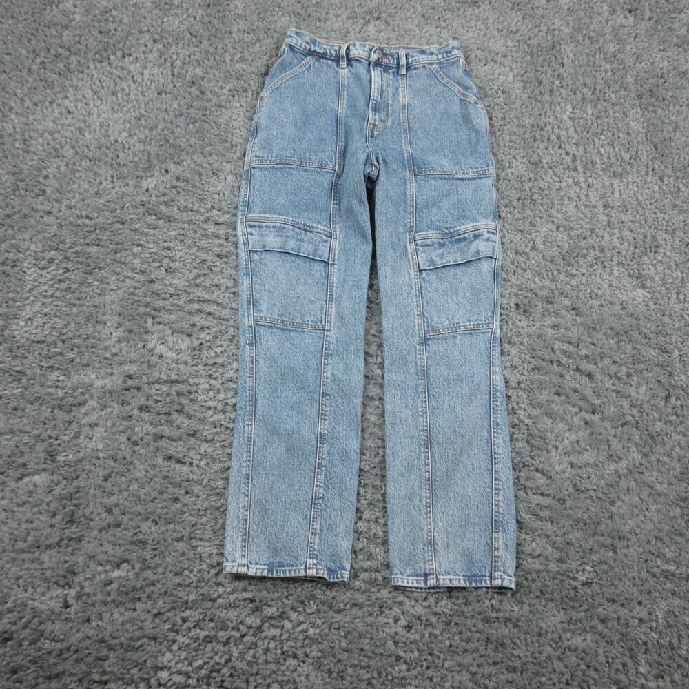 Abercrombie & Fitch Jeans Womens 8R 29 Blue 90s Straight Ultra High Rise 28x29*